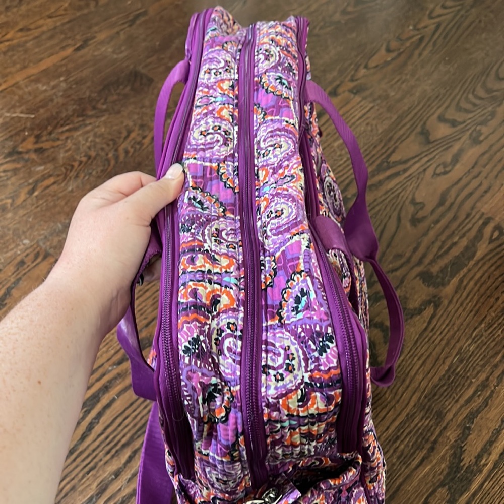 Purple Paisley Women's Bag - Picture 2 of 8